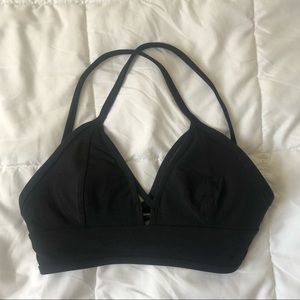 Lululemon black sports bra